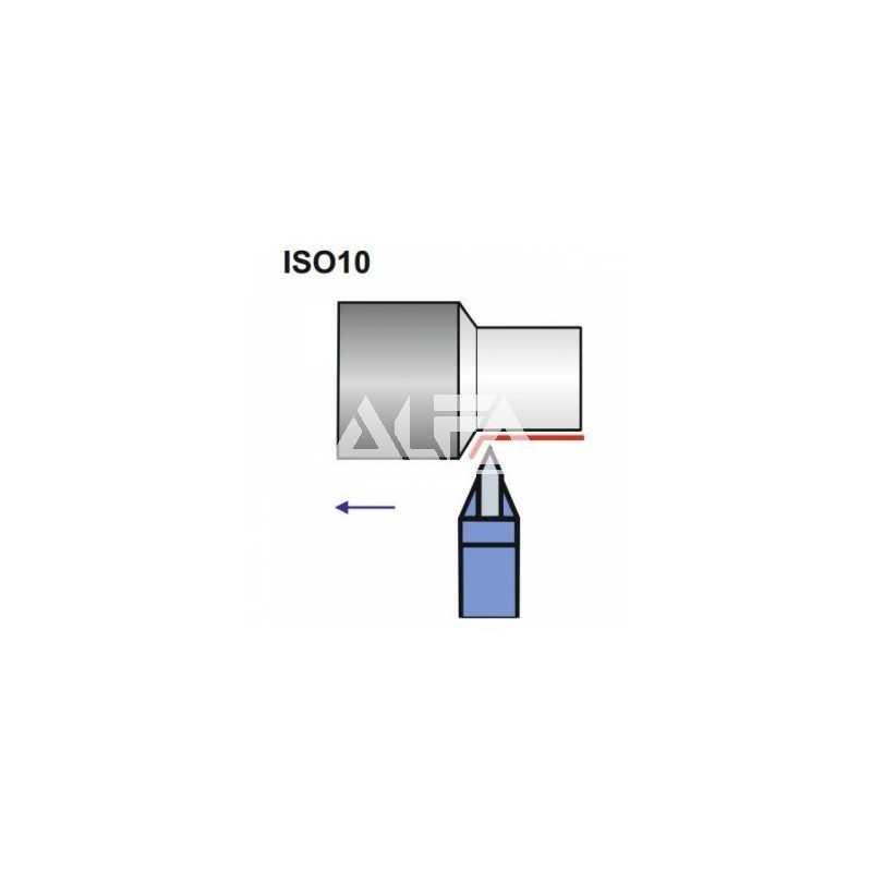 Nóż spiczasty ISO 10 NNPe wymiar 2516 DIN 4975 P20/S22 Nr: 2516