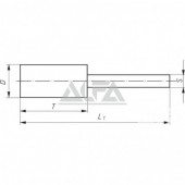 Ściernica trzpieniowa filcowa walcowa P3ZY 1012.03  H3-S Nr: A37000101230001