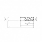 Frez trzpieniowy fi: 16 L-22 L2-141 czteroostrzowy V7 PLUS Nr: GMF60920