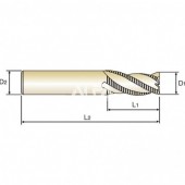 Frez zgrubny fi: 14 długi trzyostrzowy VHM Nr: E5742140