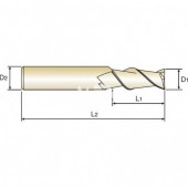 Frez trzpieniowy fi: 5 L2- dwuostrzowy ALU-POWER Nr: E5522050