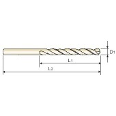 Wiertło kobaltowe fi 1,2 135° GOLD-P NWKa HSS-E TiN Nr: DLGP195012