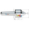 Kieł tokarski obrotowy MK 1 Nr: 812090