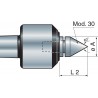 Kieł tokarski obrotowy z wymiennymi końcówkami MK 4 Nr: 843111