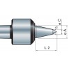 Kieł tokarski obrotowy długi MK 3 Nr: 830000