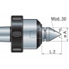 Kieł tokarski obrotowy z nakrętką z wymienną końcówką MK 6 special Nr: 8603142