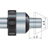 Kieł tokarski obrotowy z nakrętką do nasadek talerzowych MK 3 Nr: 8304092