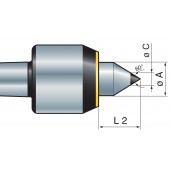 Kieł tokarski obrotowy precyzyjny VHM MK 3 Nr: 832163