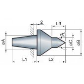 Końcówka wydłużona małe średnice  40A MK 4 Nr: 804014-4