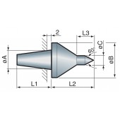 Końcówka wydłużona małe średnice 40 B MK 4 Nr: 804024-4