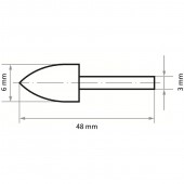 Ściernica trzpieniowa Łukowa z czołem spiczastym P3SP 0610.03 H3