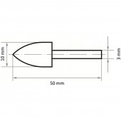 Ściernica trzpieniowa Łukowa z czołem spiczastym P3SP 1012.03 H3