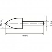 Ściernica trzpieniowa Łukowa z czołem spiczastym P3SP 2530.06 H3