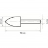 Ściernica trzpieniowa Łukowa z czołem spiczastym P3SP 2530.06 H3