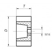 Ściernica walcowa z włókniny LWV 100050 A 106