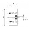 Ściernica listkowa walcowa  LWM 100050 A 104/80