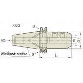 Oprawka Weldon SK40 25-100 AD/B