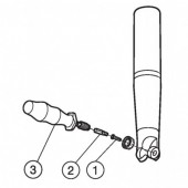 Frez VHM czołowy fi. 7. Z2 CoroMill 300