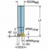 Frez VHM czołowy fi. 15 Z3 CoroMill 300