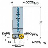 Frez VHM czołowy fi. 11 Z2 CoroMill 210