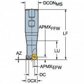 Frez VHM czołowy fi. 22 Z4 CoroMill 300