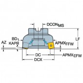 Frez VHM czołowy fi. 10 Z7 CoroMill 210