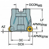 Frez VHM czołowy fi. 38 Z4 CoroMill 300