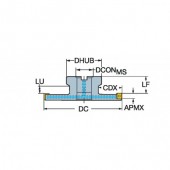 Frez VHM tarczowy fi. 12 Z8 CoroMill 331