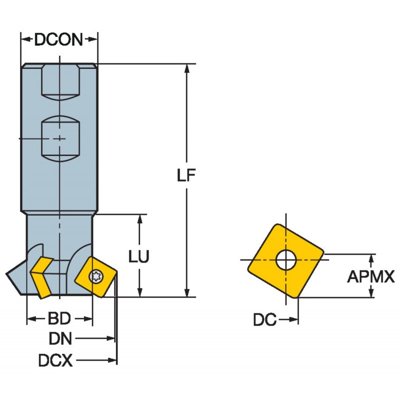 Frez VHM do fazowania fi.  Z3 U-Max