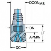 Frez VHM czołowy fi. 25 Z5 CoroMill 316