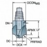 Frez VHM kształtowy fi. 8  Z4 CoroMill 316