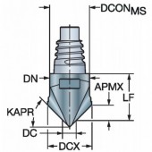 Frez VHM do fazowania fi. 4. Z6 CoroMill 316