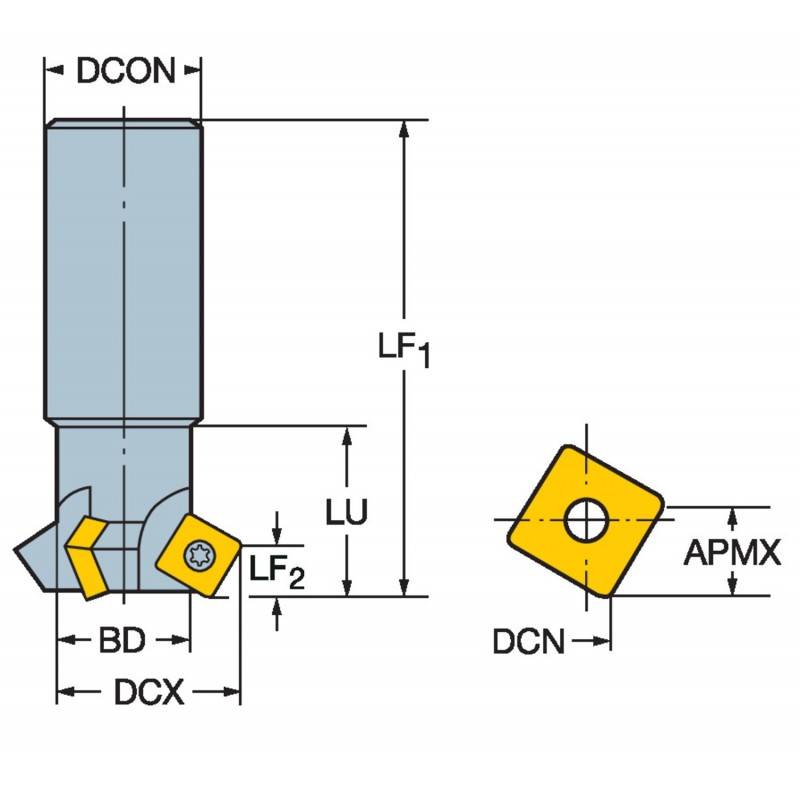 Frez VHM do fazowania fi.  Z3 U-Max