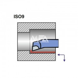 Nóż wytaczak spiczasty ISO 9 NNWb P20