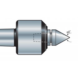 Kieł tokarski obrotowy standard z wymienną końcówką